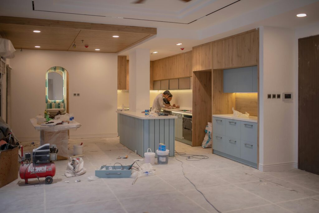 dismantled kitchen remodeling