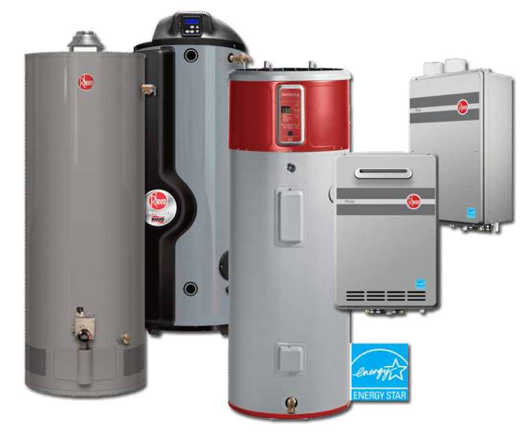 DG Custom Builders water heater options